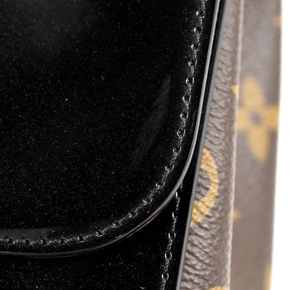 Louis Vuitton Cherry Wood BB Enamel Monogram Brown Noir Black Shoulder Bag - Picture 6 of 11